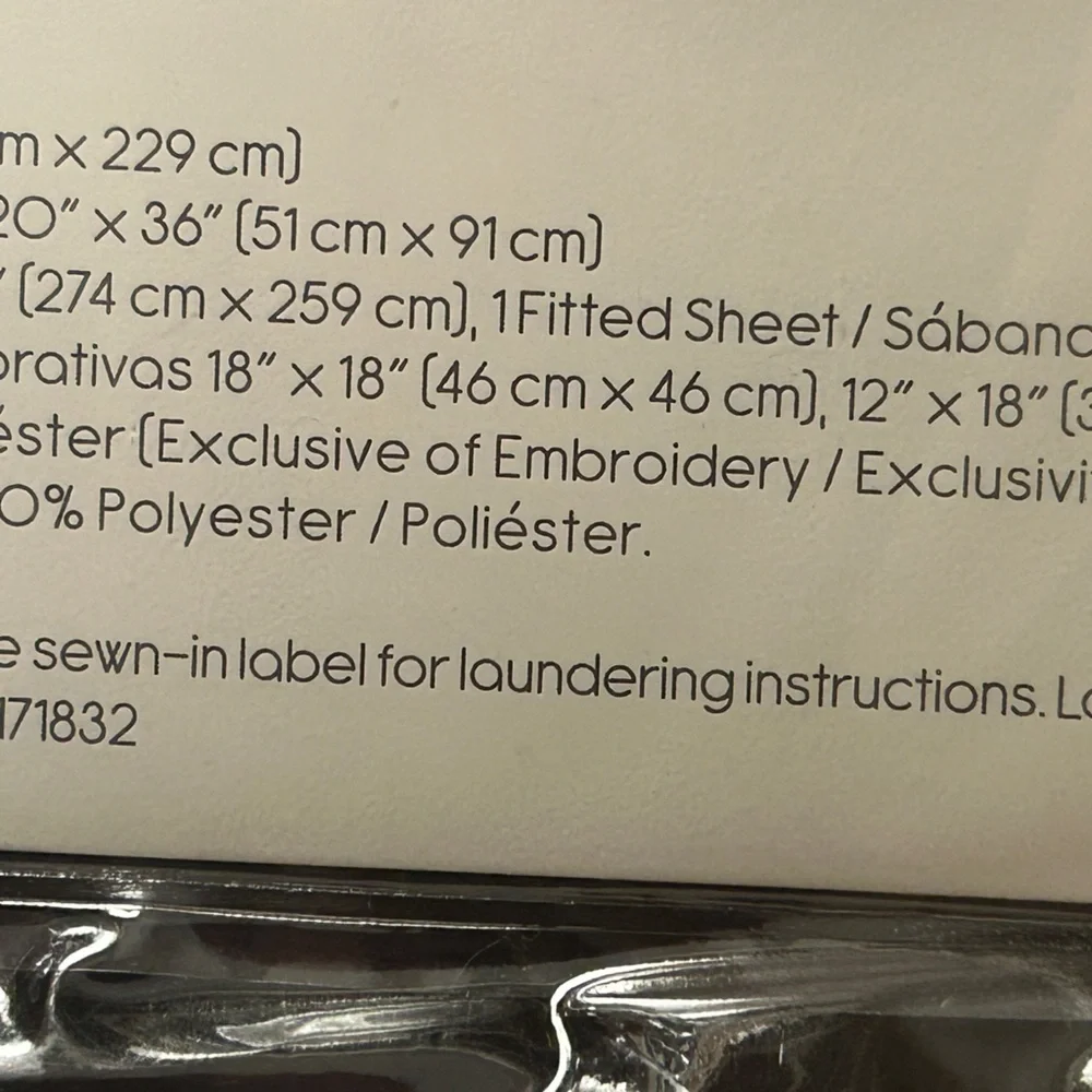 Shawna King Sheet Set Soothing Periwinkle Gray 4 Piece New (Out of Box NEW)